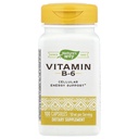 Camino de la Naturaleza Suplemento de vitamina B-6, Soporte de energía celular*, 50 mg por ser, 100 cápsulas