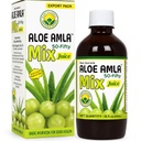 Basic Ayurveda Aloe Amla Mix Juice ← Blend of Aloe Vera &amp; Amla Fruit ← Primera Vírgen de Prensa Juice Silencioso con base vegetal Bebida diaria ← Vegan " Non-GMO  16.23 Fl Oz (Pack of 2)