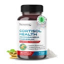 CORTISOL Health - Ashwagandha Magnesium Rhodiola St. John's Wort - Apoyo Restauración, Niveles de Energía, Cerebro Wellness Suministro de 180 días - Made in The USA