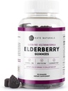 Kate Naturals Elderberry Gummies with Vitamin C and Zinc for Adults & Kids. Tasty Sambucus Elderberry Gummies for Immune Support (90 Gummies, 45 Day Supply)