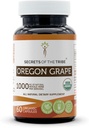 Secrets of the Tribe Oregon Grape USDA Organic Capsules | Certified Organic Vegetarian Capsules, Herbal Dietary Supplement | Mahonia aquifolium Dried Root (60 Count)