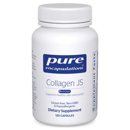 Pure Encapsulations Collagen JS - Skin & Joint Health* - 1,000 mg Hydrolyzed Biocell Collagen - Gluten Free " Non-GMO - 120 Capsules