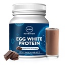 MRM Nutrición Egg White Protein ← Chocolate Flavored  23g Proteína libre de grasa Silencio con enzimas digestivas ← Valor biológico más alto Silencio Testado clínicamente  servir