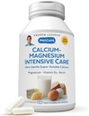 ANDREW LESSMAN Calcium Magnesium Intensive Care 500 Capsules - Bone and Skeleton Health Essentials. Easy to Swallow Capsules, Super Soluble Fine Powder. Gentle to Even The Most Sensitive Stomachs