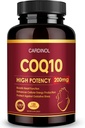 CoQ10 200mg Softgels with PQQ & Omega 3, Maximum Absorption Coenzyme Q10, Powerful Antioxidant for Heart & Energy Health, 120 Count, 4 Month Supply, Non-GMO