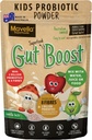 Kids Probiotic Powder Gut Boost – Daily Digestive & Immune Support with Fiber for Children Toddlers, Vanilla Flavored Fiber Supplement, Easy Mix for Constipation & Gut Health 8.82oz(250g)