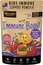 Powder de Apoyo Inmunitario para Niños - Soporte para Sistema Inmunitario con Vitamina C A + E, Magnesio &amp; Probióticos para con 9 Superberries - Gummies de Sabor Inmunity Alternativa 8.82oz (250g)