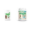 Vega Proteína y Verdes Polvo Proteína, Chocolate " Original Proteína Polvo Proteína, Creamy Vainilla Planta Basada Mezcla de Bebida Proteína para Agua, Leche y Smoothies, 32,5 oz