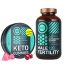 WILD FUEL Male Fertility Suplemento y Keto Gummies Health and Energy Bundle