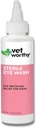 Vet Worthy Eye Wash for Dogs - Gentle Eye Cleansing Solution for Dogs to Prevent Tear Stain and Eye Irritation - Dog Eye Cleaner for Tear Stain, Dirt, and Eye Discharge - 4oz