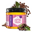 Leven Rose Lifting Coffee Eye Cream with Caffeine 1 oz - Natural Solution for Dark Circles and Puffiness - Firming Anti-Aging Under Eye Treatment