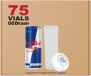 W Gallery 75 Clear 60 Dram Reversible Cap - Airtight Smell Proof Vials - Plastic Medical Grade Prescription Bottles for Pills Herbs Flowers Supplements, Bulk Pack, Not Glass Jars
