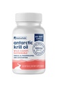 NativePath Antártico Krill Oil - Wild-Caught Omega 3 Krill Oil 500mg Softgels con EPA, DHA y Astaxanthin - Suplemento para Conjunto, Corazón, Cerebro e Inmunidad - 60 ct - No Fishy Aftertaste
