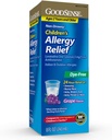 GoodSense Children’s Allergy Medicine, 24 Hour Loratadine Oral Solution 5 mg/5 mL, Dye-Free, Non-Drowsy Antihistamine, Grape Flavor, Ages 2 and Older, 8 oz