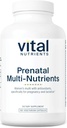 Vital Nutrients PreNatal Multi-Nutrients | Women's Prenatal Multivitamin/Mineral Formula with Potent Antioxidants | Vegetarian | Gluten, Dairy, Soy Free | Non-GMO | 180 Capsules