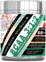Increíble Musculo BCAA 3:1:2 Suplemento TENIDO 60000 Mg Por Serving TENIDO 60 Servings ANTE Watermelon Flavor