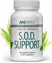 American Nutriceuticals – S.O.D. Support – 190 Capsules – Support Natural Production of Super Oxide Dismutase – Destroys Free Radicals, Supports Intracellular Detoxification & Easy to Swallow