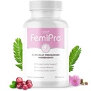 Femipro Bladder Control Supplements for Women & Men, Natural Herb & Probiotic Blend, Supports Urinary Tract Health & Microbiome Balance | Made in USA Non-GMO, 30 Capsules, 1 Month Supply