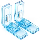 2PCS Pill Cutter, Divisor de Píldora Profesional para Cortar Píldoras Pequeñas o Píldoras Grandes en Media (Blue)