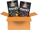 HALLS Minis Cherry and Honey Lemon Sugar Free Cough Drops Variety Pack, 2 Bolsas, 4 Packs (96 Total Drops)