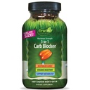 Irwin Naturals Maximum Strength 3-in-1 Carb Blocker - Neutralize Carbohydrates y Soporte Metabolismo - 150 Liquid Softgels