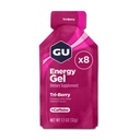 GU Energy Original Sports Nutrition Energy Gel, Vegan, Gluten-Free, Kosher, and Dairy-Free On-the-Go Energy for Any Workout, 8-Count, Tri-Berry