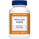 La vitamina Shoppe Psyllium Husks – Plantago Ovata Fiber Supplement That Supports Regularity & Healthy Cholesterol, 840 mg por Serving - Gluten Free (600 cápsulas)
