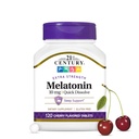 21st Century Melatonin 10mg Extra Strength, 120 Conde, Quick Dissolving Sleep Aid for Adults, Promueve la relajación y el sueño relajante, formando no-habit, libre de gluten, Cherry Flavor