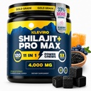 KLEVIRO 30:1 Shilajit Gummies for Men ← 78% Fulvic Acid  11-in-1 Complex with Ashwagandha, Tongkat Ali, Manuka Honey, Rhodiola, Lion's Mane  No Añadido Sugar Silencio GMP Certified &amp; Lab Tested