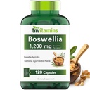 tnvitamins Boswellia Extract Capsules, 120 Count tención 1,200 mg Per Capsule tención 65% Boswellic Acids + 10:1 Concentrated Extract ← Boswellia Serrata  Joint &amp; Mobility Support*
