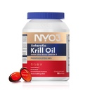 NYO3 1500mg Krill Oil Omega 3 Suplemento, Senior's Top Choice, High Content EPA DHA &amp; High Absorption Pure Antarctic Krill Oil with Astaxanthin and 56% Phospholipids, Laboratory Tested,90 Softgels