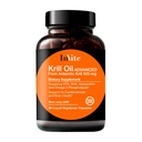 Invitar Aceite de Krill Salud Avanzado - Asistencias Salud Cardiovascular y Cerebro - Suministros EPA, DHA, Astaxanthin y Omega-3 Phospholipids - 60 cápsulas