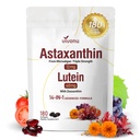 14-in-1 Astaxanthin 12mg " Lutein 40mg con suplementos de Zeaxanthin, fuente de 6 meses, fuente de microalgas frescas, soporta ojo, piel, antioxidante, articulación, salud circular no Gluten libre 180 Softgels