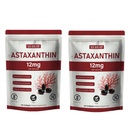 Astaxanthin 12mg Softgels Silencio Natural Algae-Derived Botanical Extract (Haematococcus pluvialis) ANTE Easy Swallow, Non-GMO, 120 Cuenta por Bolsa (2)