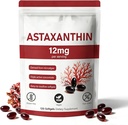 Fuente Astaxanthin 12mg, 120 Softgels, Fuente de Microalgas Naturales, Gluten-Free,4 Mes