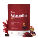 VivoNu Astaxanthin 12mg Suplementos, 240 Softgels, Fresh Haematococcus Pluvialis 10 en 1 Astaxanthin Antioxidant Suplementos, soporta Ojo, Esquía, Conjunto, Cerebro, Corazón Sistema Inmunitario Salud