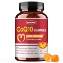 ZEBORA CoQ10 200mg Gummies, High Absorption Coenzyme Q10 Supplements with Omega-3, Heart & Energy Support, Powerful Antioxidant, Orange Flavor, 90 Gummies