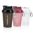 3 Pack Shaker Botellas para Mezclas Proteínas, 17 oz Botella pequeña Proteína con Manija, Cofre para Mezclador de Gimnasio con Blending Ball para Pre Workout, BPA-Free &amp; Dishwasher Safe (Black, White, Pink)