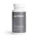 partiQlar Trans-Resveratrol 500mg - High Purity Resveratrol Supplement for Anti-Aging, Heart Health & Cellular Energy - Powerful Antioxidant & NAD+ Booster - 60 Veggie Capsules