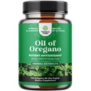 Oregano Salvaje Softgels - Óleo de Softgels Super Concentrado de Oregano con Carvacrol 70% para la Digestión &amp; Soporte Inmunitario - Suplementos herbales para Intestine Cleanse, Body Detox &amp; Repair - 120 Ct