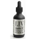 LIV Vitamin B1 Liquid – Thiamine & Benfotiamine Supplement for Glucose Metabolism & Nerve Support – Fast-Absorbing Liquid Drops – 60 mL