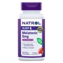 Natrol Melatonin 5 Mg, 250 Tablas rápidas de disuelto Fresa Flavor