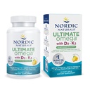 Naturales nórdicos Última vitamina con base en la planta de Omega con vitamina D3+K2-60 geles blandos vegetarianos - 1210 mg Omega-3s Plus 2000 UI D3 y 90 mcg K2 - promueve la salud cerebral - no GMO - 30 servicios