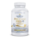 Nordic Naturals ProOmega 2000-D, Lemon Flavor - 120 Soft Gels - 2150 mg Omega-3 + 1000 IU D3 - Ultra High-Potency Fish Oil - EPA & DHA - Brain, Heart, & Immune Health - Non-GMO - 60 Servings