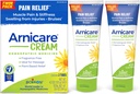 Boiron Arnicare Cream 4.2 oz (Twin Pack) for Joint Pain, Muscle Pain Relief, Swelling, Soreness, Stiffness, and Bruises - Fast Absorbing and Fragrance-Free Arnica