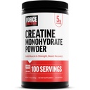 Factor de fuerza Cretina Monohydrate Micronized Powder 500G, 5g Dose to Support Muscle Growth, Strength, Recovery, Cognitive Health & Memory, Unflavored, 100 Servings, 17.6 Oz
