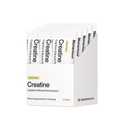 Momentous Creatine Lemon Monohydrate Powder - Creatine Powder - Supports Strength, Lean Muscle, & Recovery for Men & Women - NSF Certified for Sport - 6.49 g per Serving - 15 Servings
