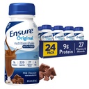 Asegurar la leche original Chocolate Nutrición Afeitado con fibra tóxica Reemplazo de la comida pequeña Afeitado tóxico Listo para beber Silencio 9g Proteína, 27 Vitaminas y Minerales