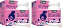 Nutramax Proviable Probiotics for Dogs, Daily Digestive Health Supplement with Multiple Strains of Bacteria, Dog Probiotics Plus Prebiotics, 60 Chewable Tablets,(Pack of 2)