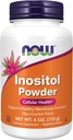 NOW Foods Inositol Pure Powder, 4oz - Pack of 2